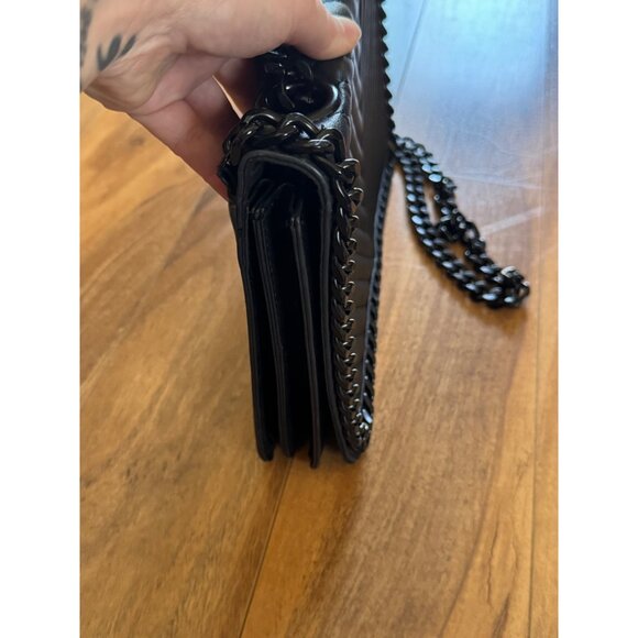 ALDO Greenwald Quilted Black On Black Shoulder/Crossbody - Picture 3 of 9